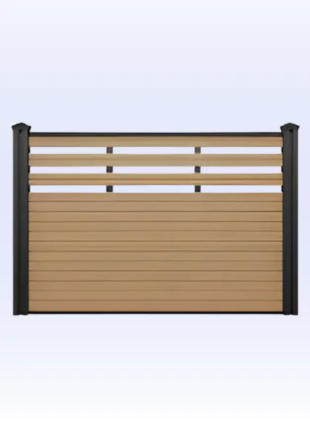 Composite post seamless fence version ECO-01