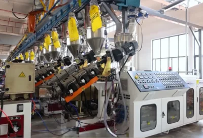 Automatic control system of wpc composite high speed mixing unit