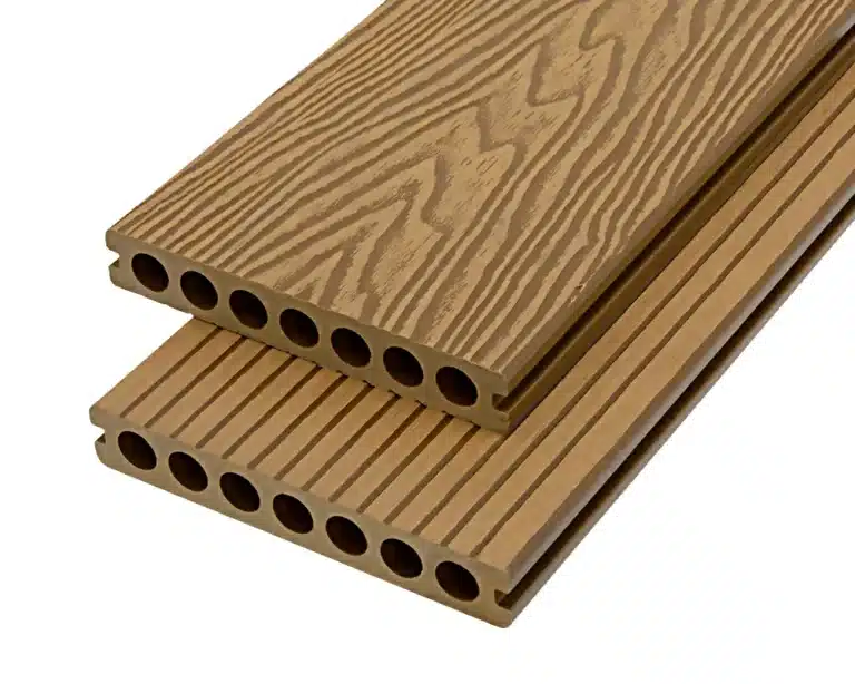 3d Embossed WPC Hollow Decking