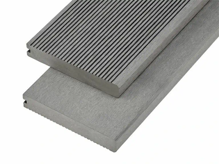 Solid Bullnose Composite Decking - Light grey