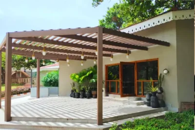 WPC Tube Pergola