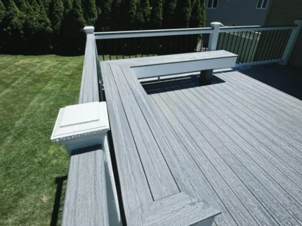 embossed wpc outdoor decking