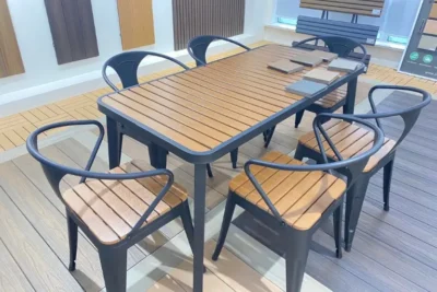 Embossed WPC Table Chair