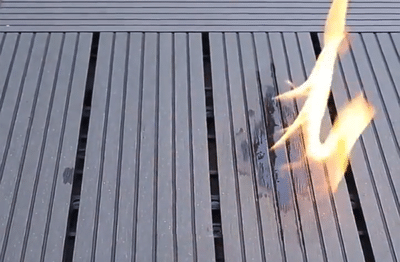 WPC fire resistance test