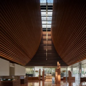 wpc interior decorative timber tube