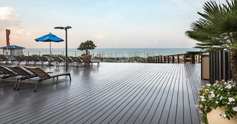 outdoor M-TYPE Co-extrusion decking