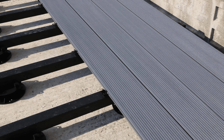 Hidden deck fitting system
