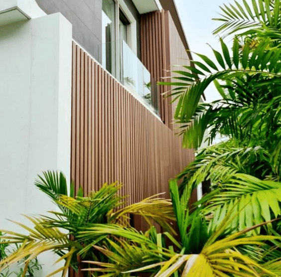 wpc panel cladding application