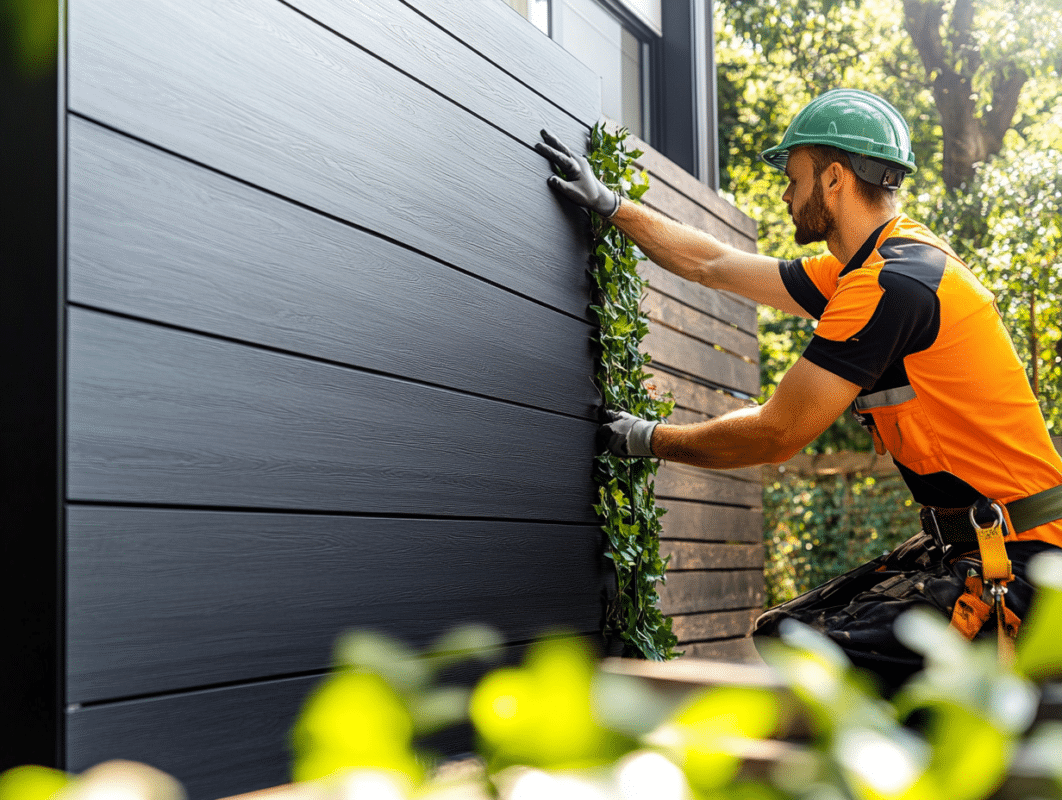 One person installation wpc fence process