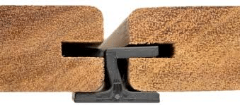 Nova ExoDek QuickClip securing composite deck boards