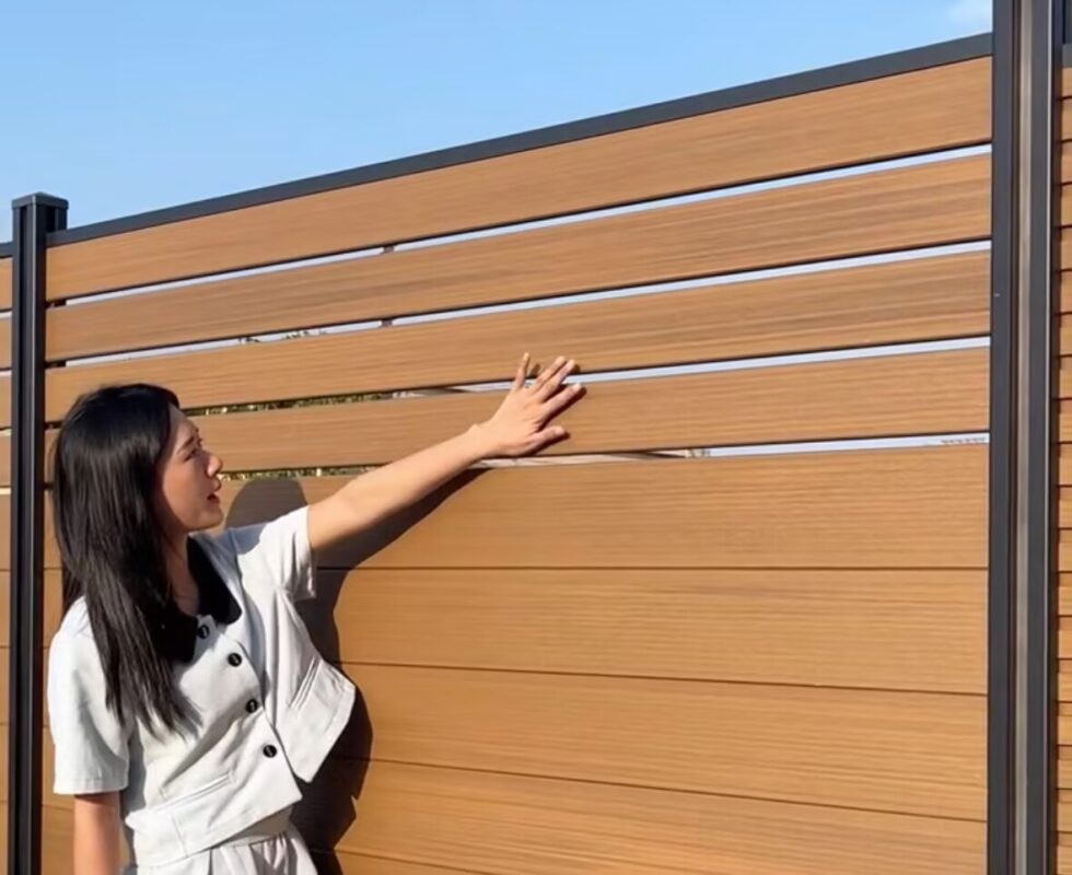 Clean as new wpc fence