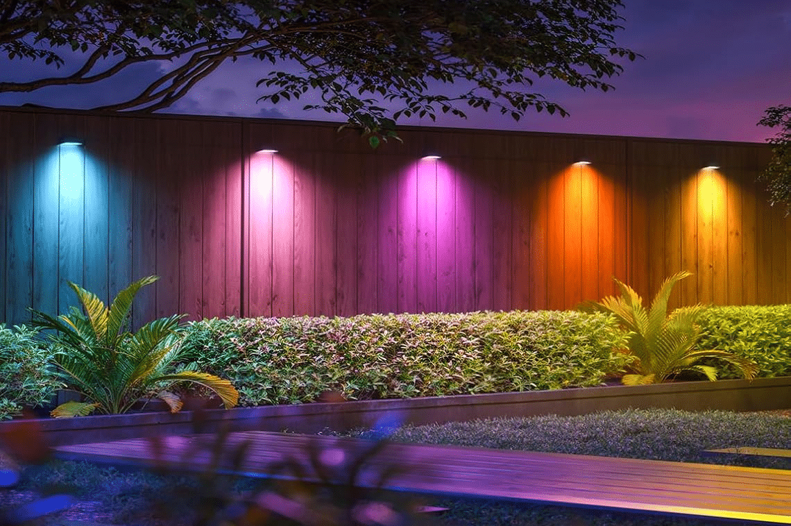 Different shades of fence irradiation effect