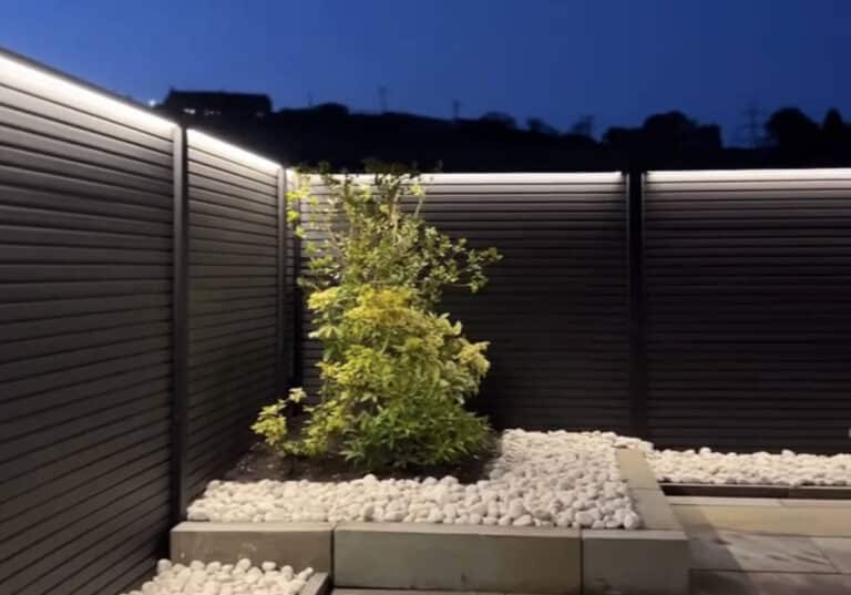 Fence light effect not higher than 5000k