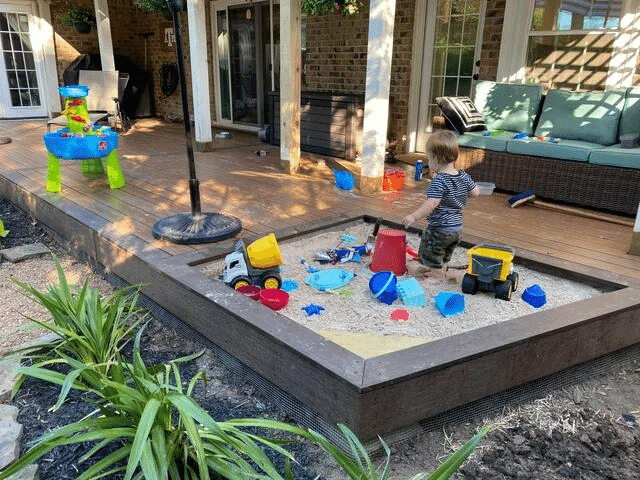 Composite Decking areas designed for children