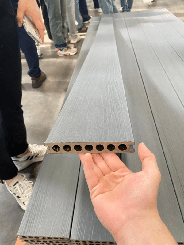 Ecoxplank's grey deck finish