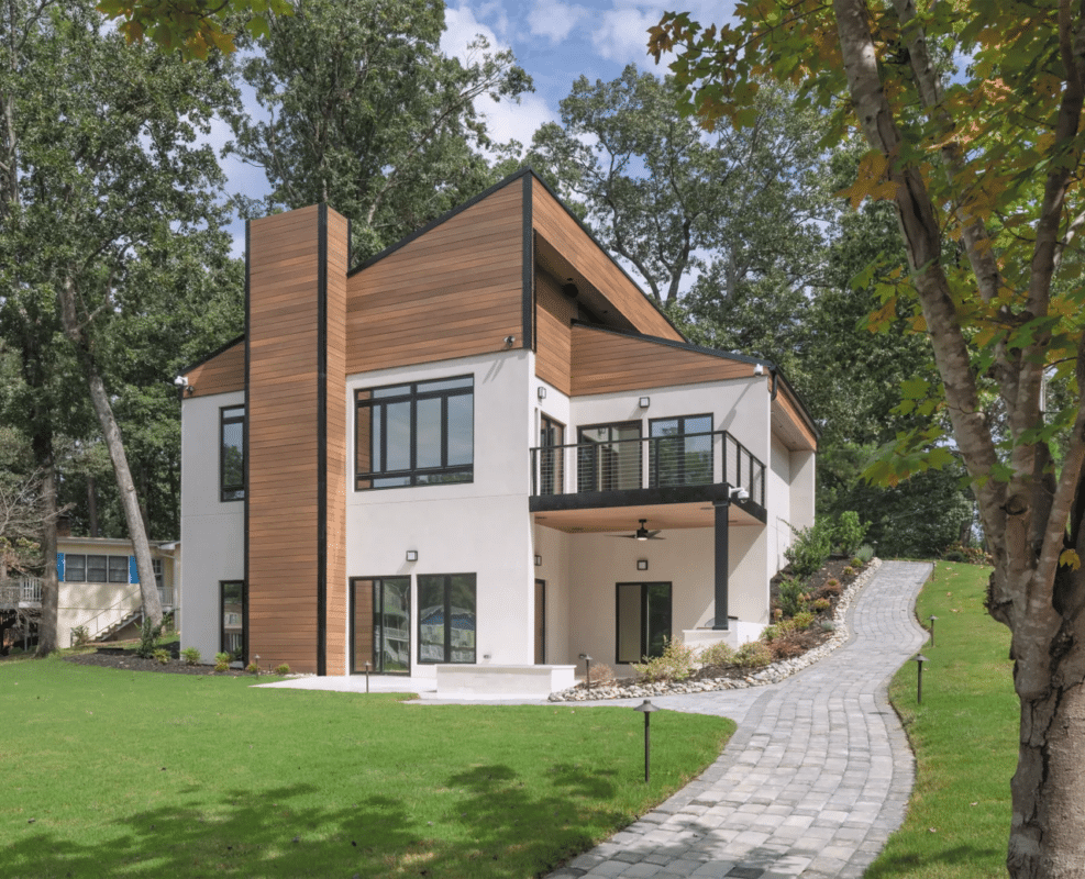 Composite cladding for houses