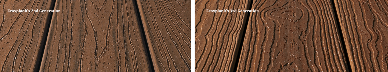 Ecoxplank‘s 2nd and 3rd Generation composite decking