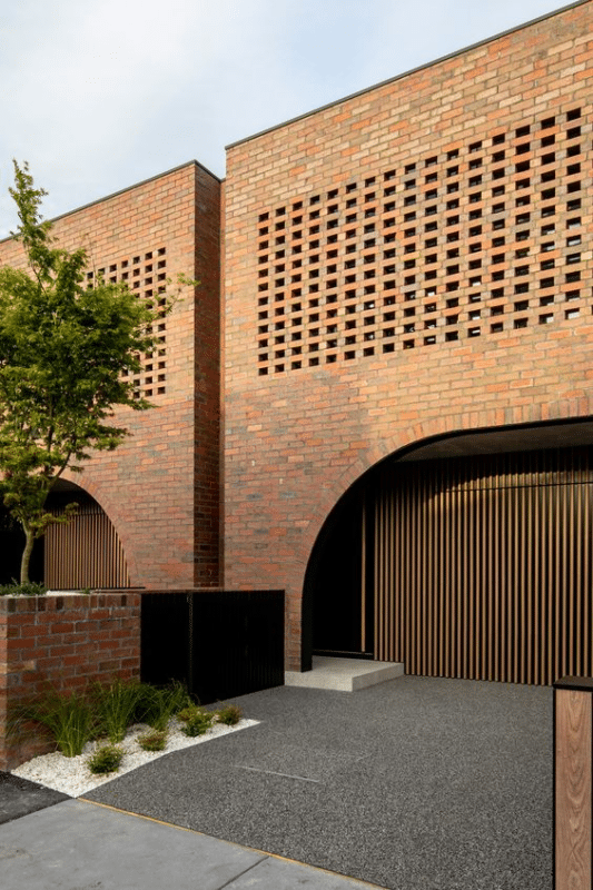 External brick cladding