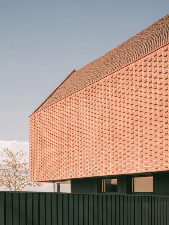 Faux brick wall panels exterior
