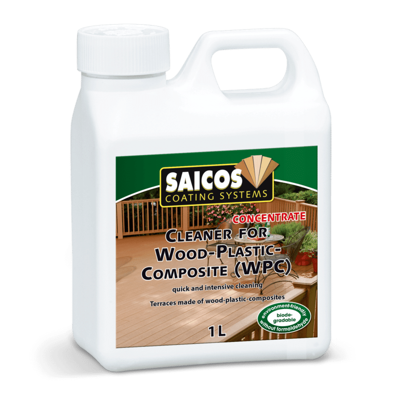 Mild cleaning agent for wpc deck Source: SAICOS