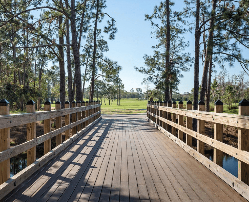 Wooden deck rail