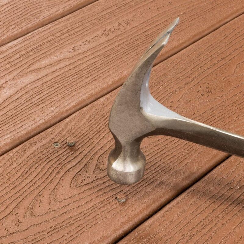 Choosing color matched screws and plugs for composite decking