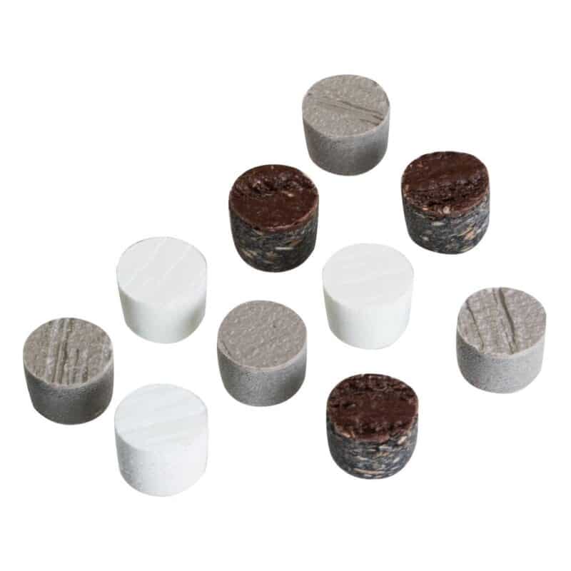 Color matched caps for composite deck screws in various colors