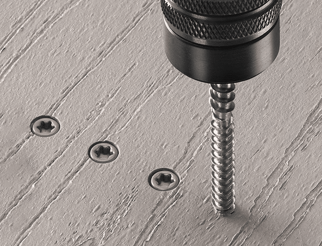 Maintaining even spacing of composite decking screws