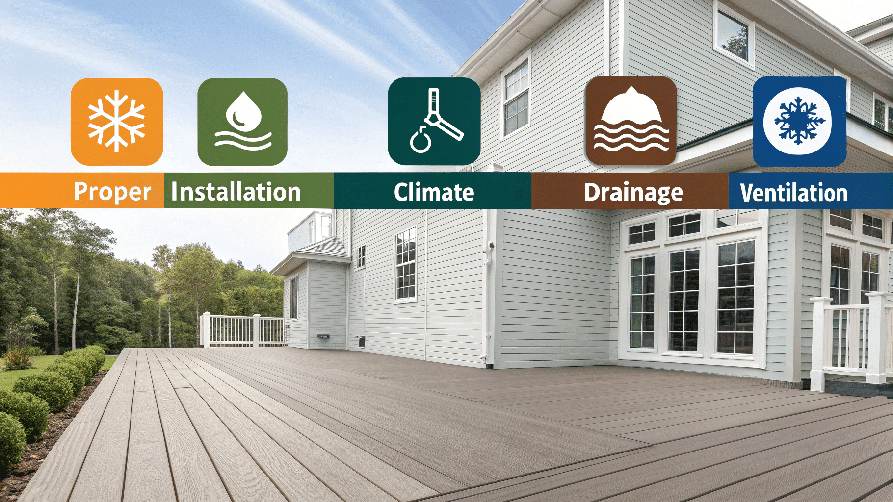 key factors affecting composite decking lifespan