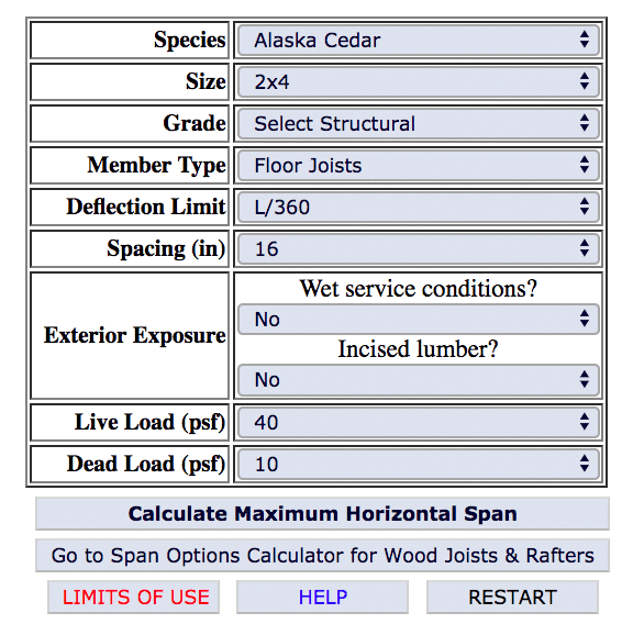 Illustration showing the proper use of joist spacing calculators as a supplementary tool, emphasizing the importance of following manufacturer instructions and local building codes for accurate deck construction.