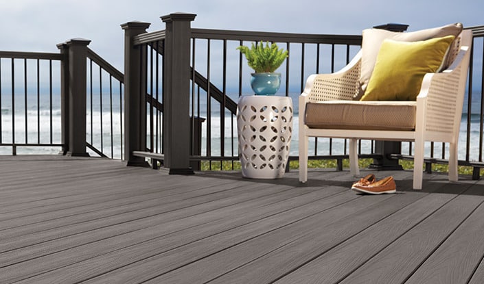 High-quality WPC decking with high recycled content lowers embodied carbon compared to traditional building materials.
