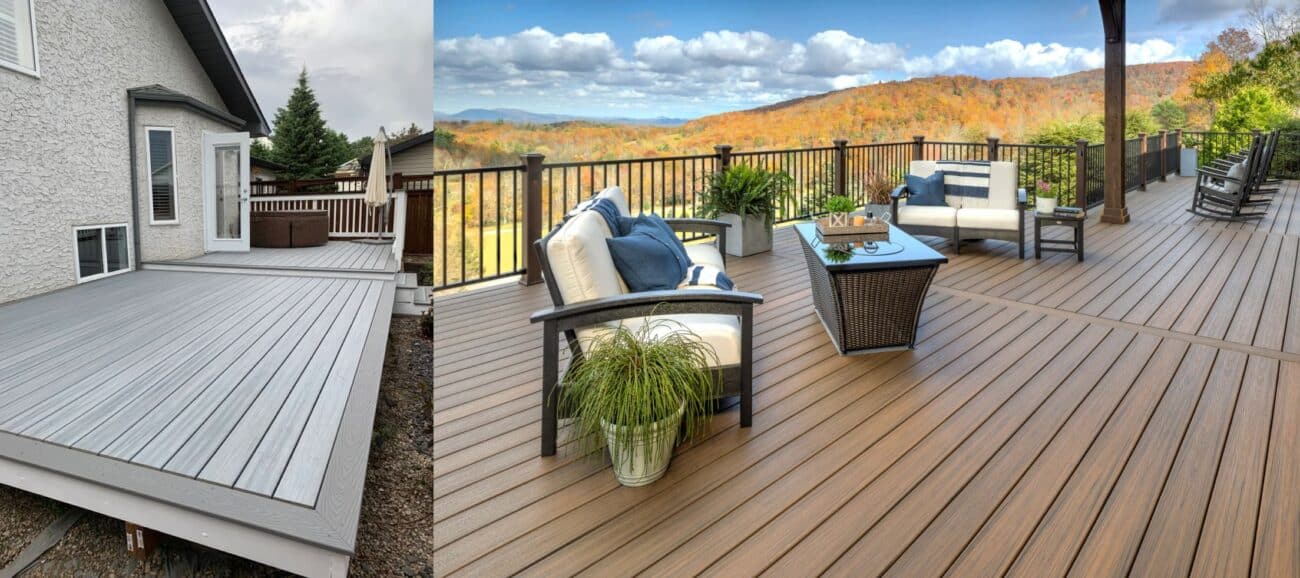 the most popular composite deck color