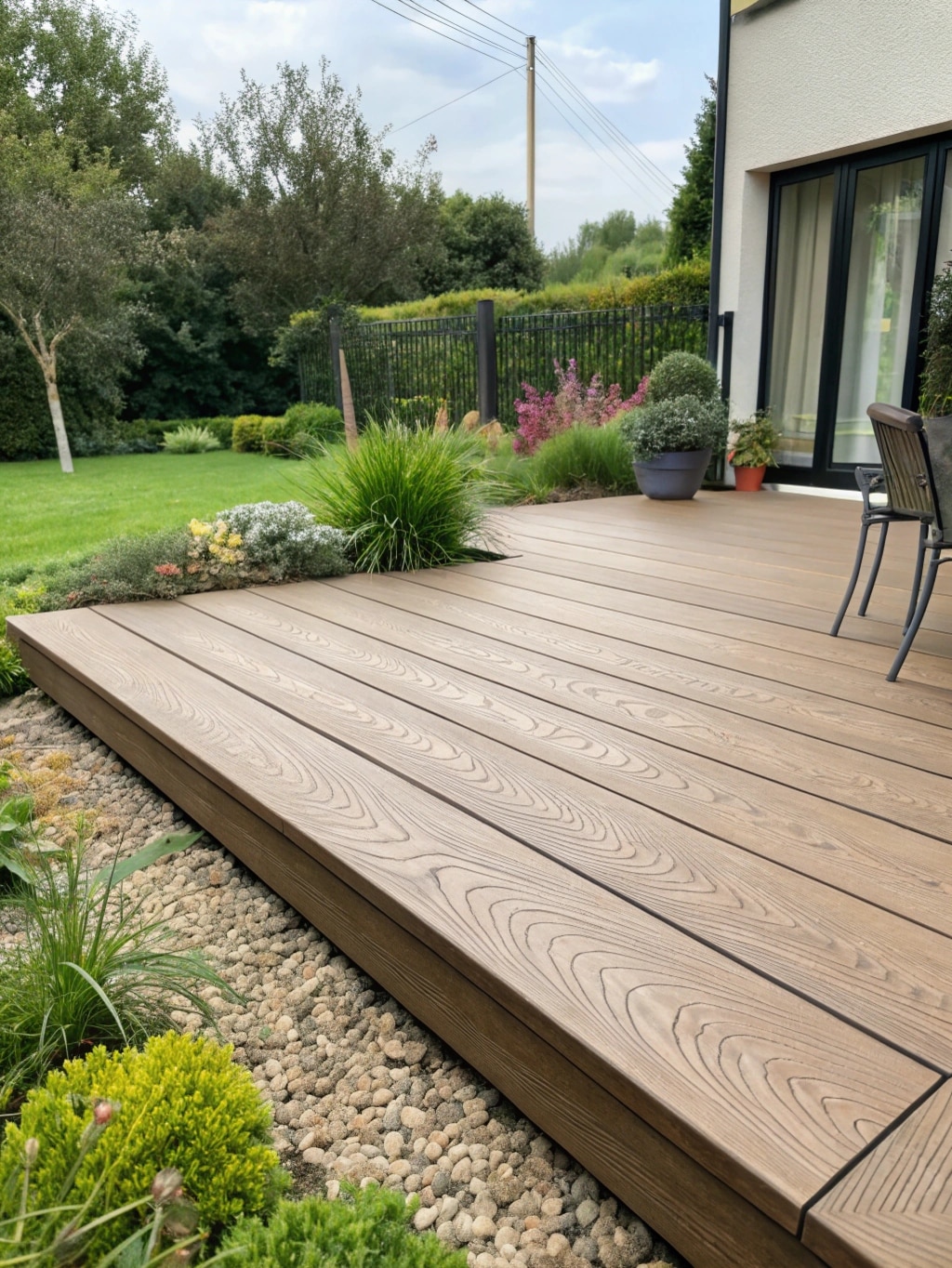 Ask about the type, source, manufacturing process, and end-of-life options of recycled materials in WPC decking for true sustainability.