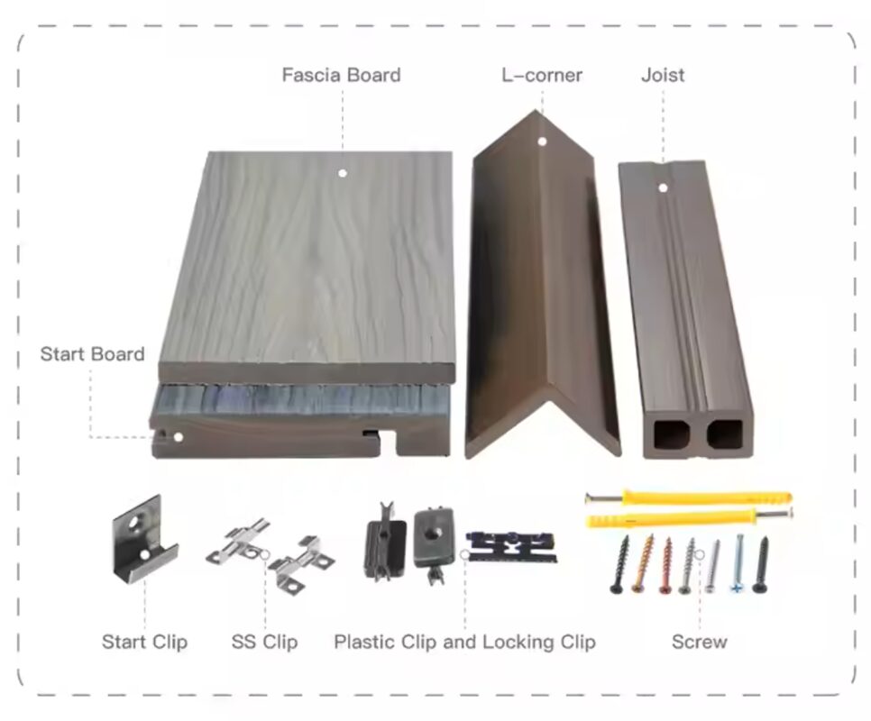 composite decking main accessories