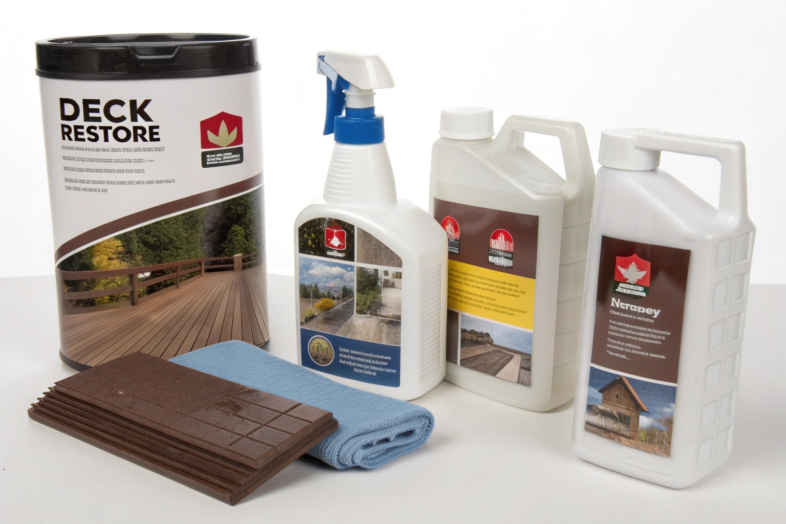 Composite decking repair agent