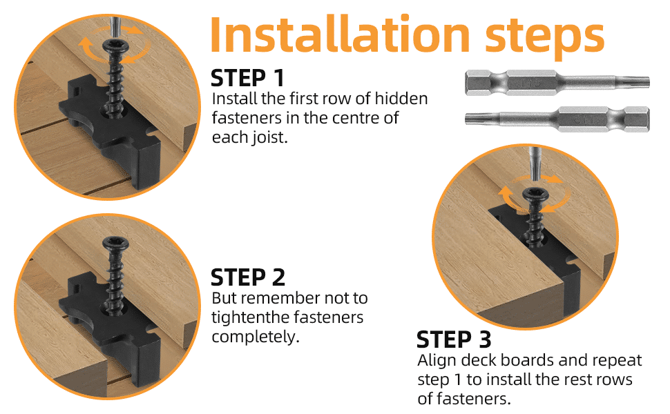 How to Install Decking Clips