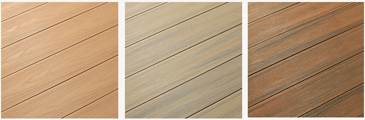 Solid wpc decking light colors