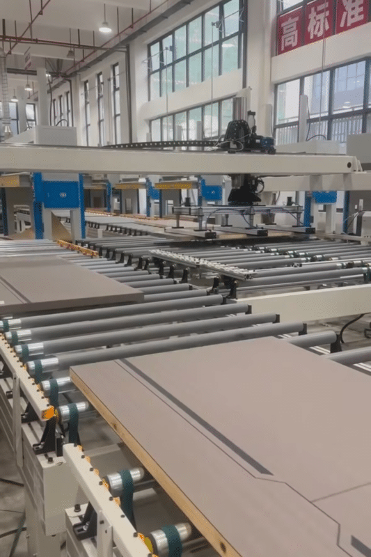 manufacturing process of WPC doors