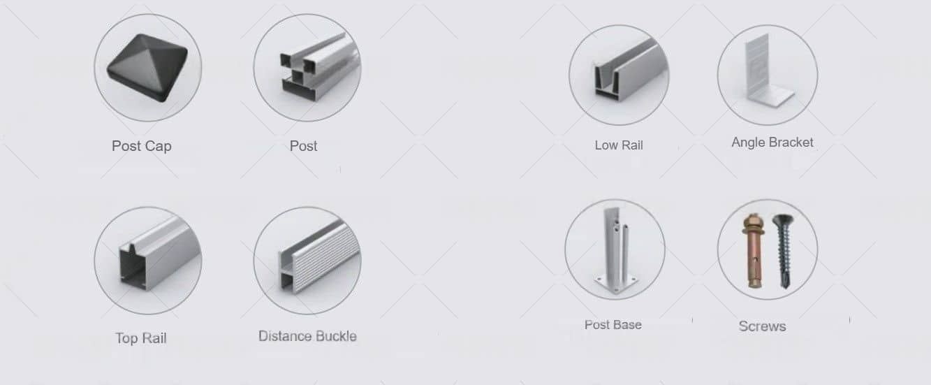 wpc fence accessories overview