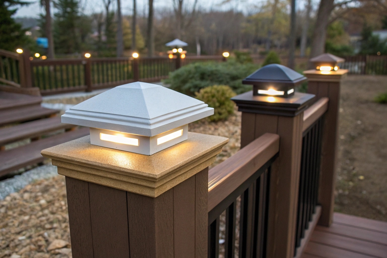 wpc fence post cap