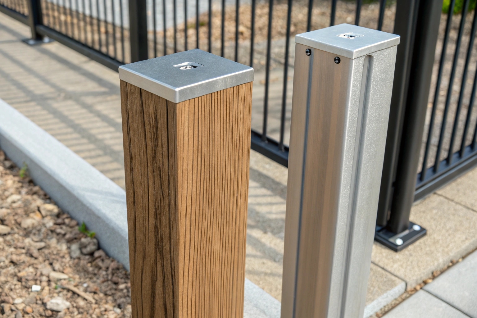 wpc fence post for different materials