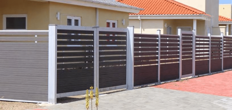 Electric swing wpc gate
