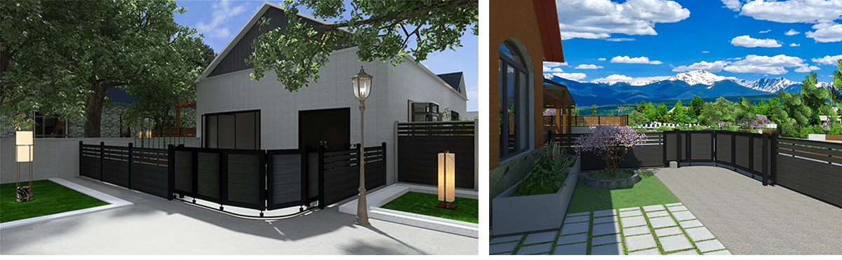 WPC gates made by Ecoxplank